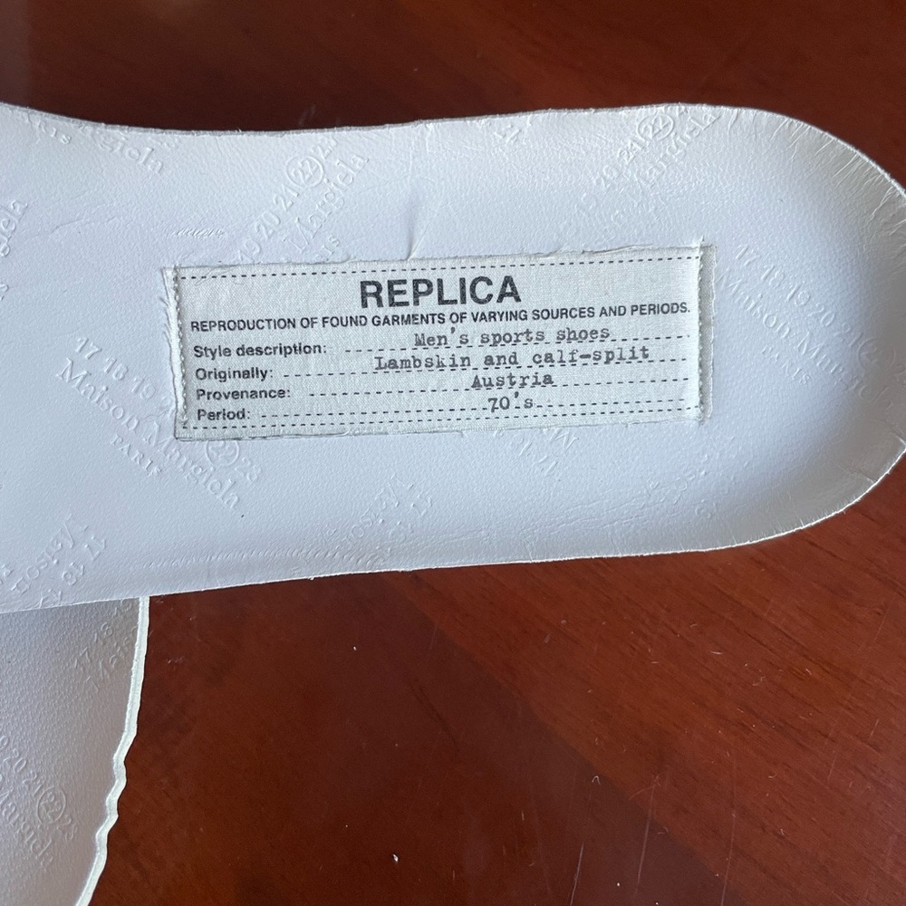 New Maison Margiela GAT Sneakers M5 W6.5 - Picture 4 of 9